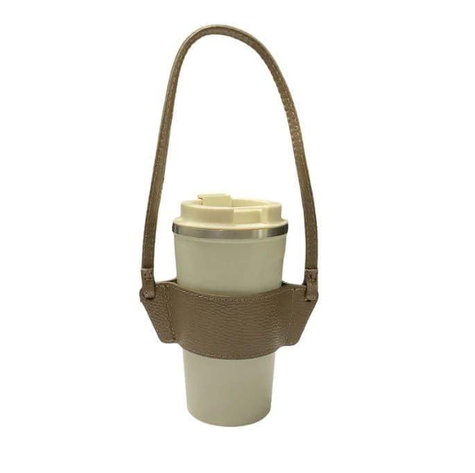Porte Gobelet en cuir
