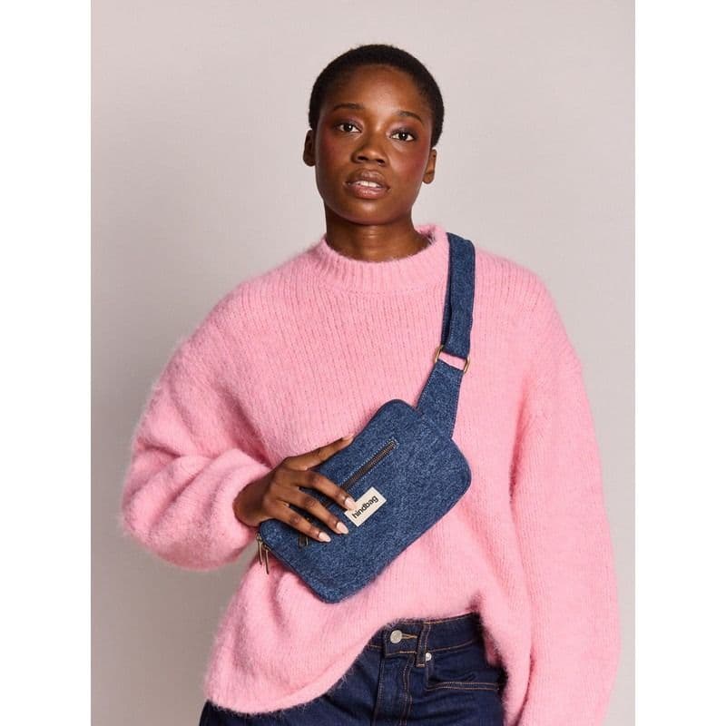 Sac banane Harry denim bleu foncé