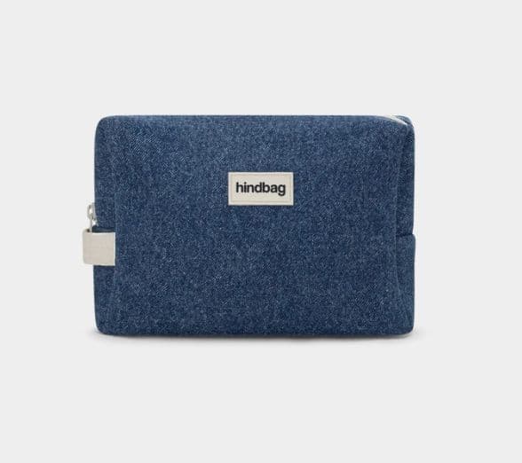 Trousse de toilette Leon denim bleu foncé