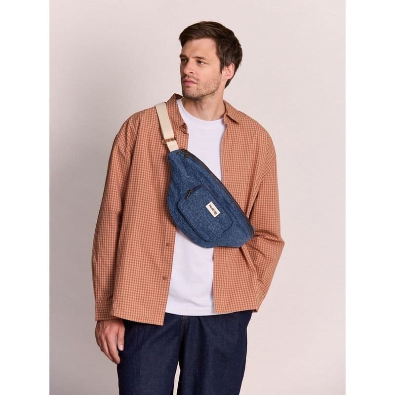 Sac banane Sofia denim bleu foncé