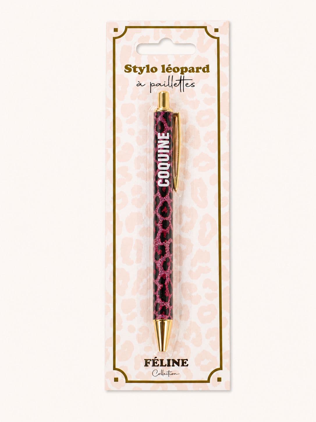 Stylos à paillettes - Coquine