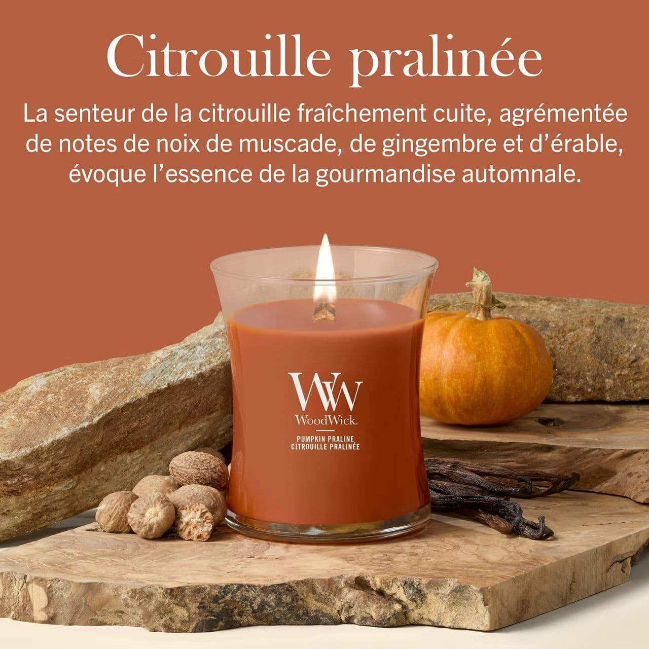 WoodWick - Citrouille pralinée