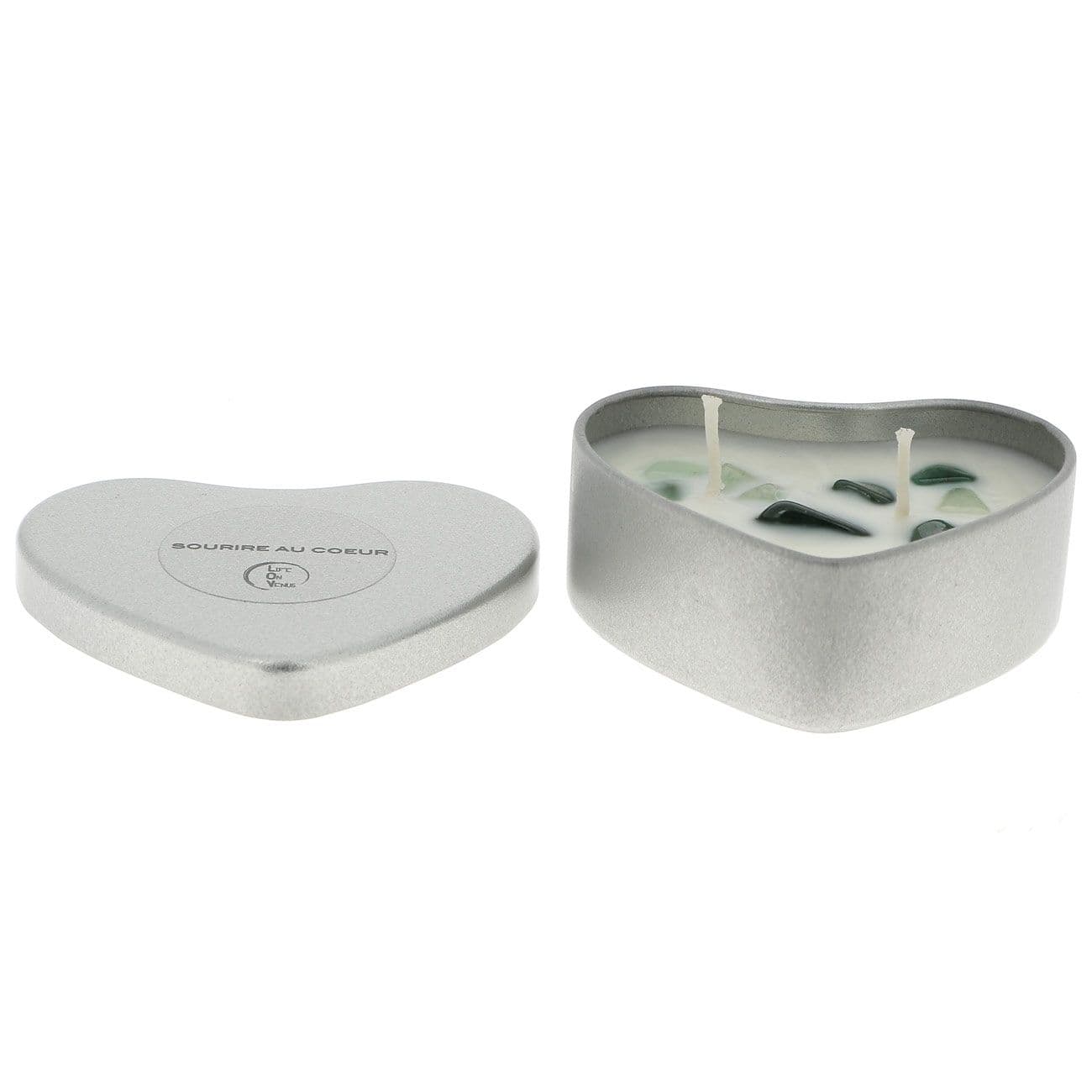 Bougie parfumée Coeur – SOURIRE AU COEUR