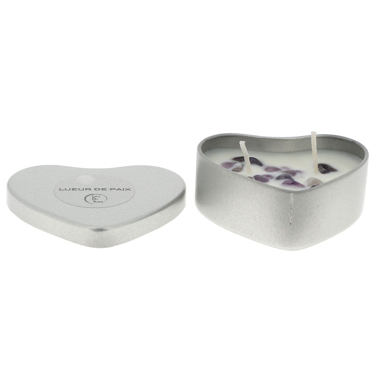 Bougie parfumée Coeur – LUEUR DE PAIX