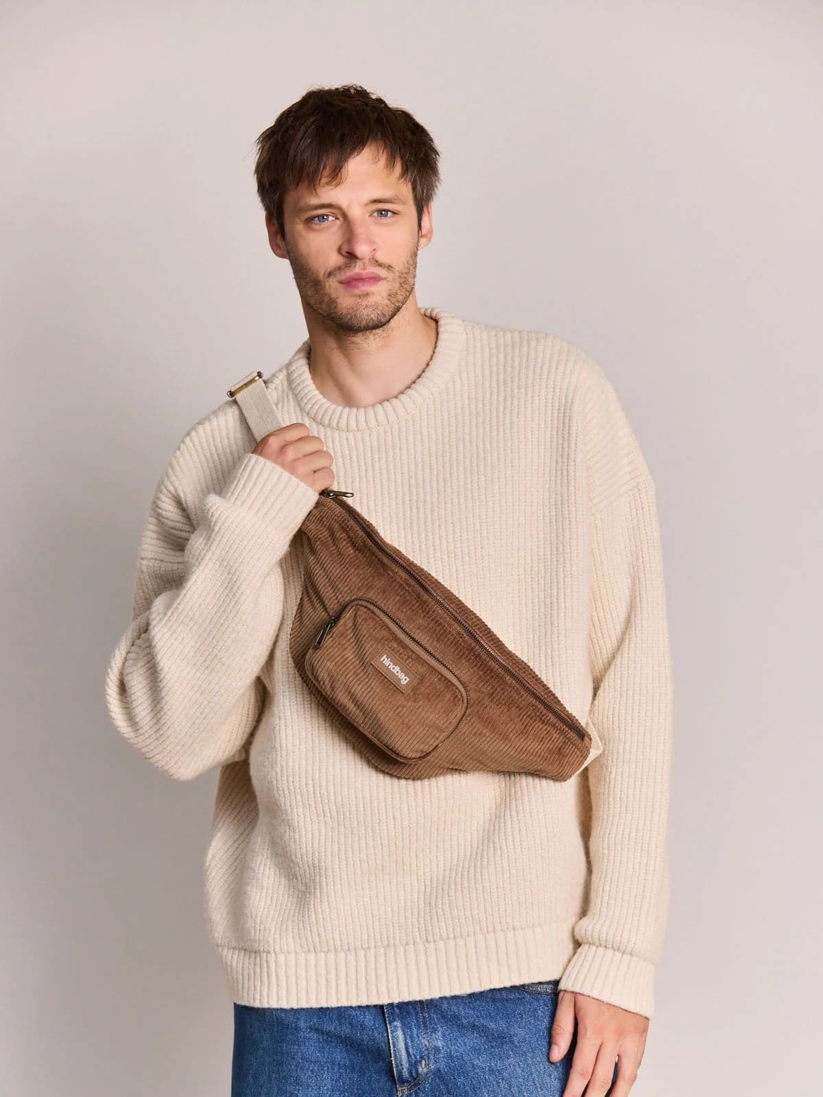 Sac banane XL Sofia velours macchiato