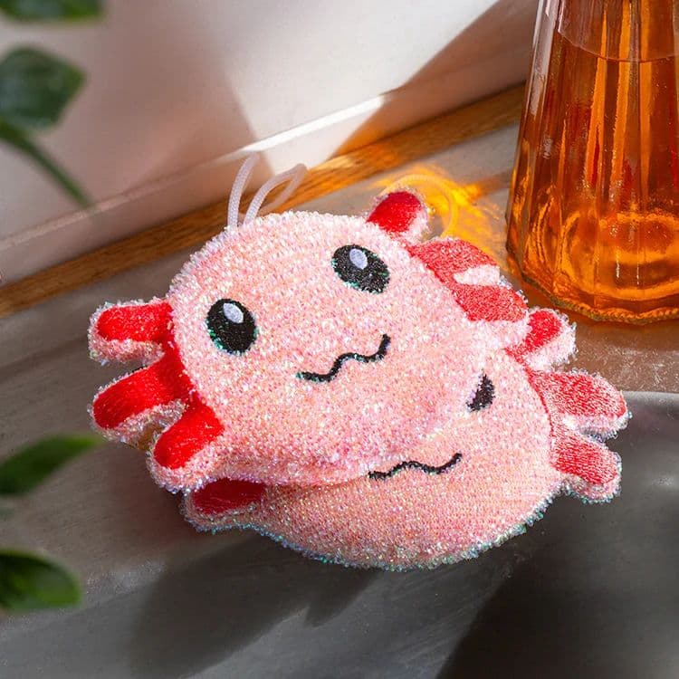 Set de 2 éponges Axolotl