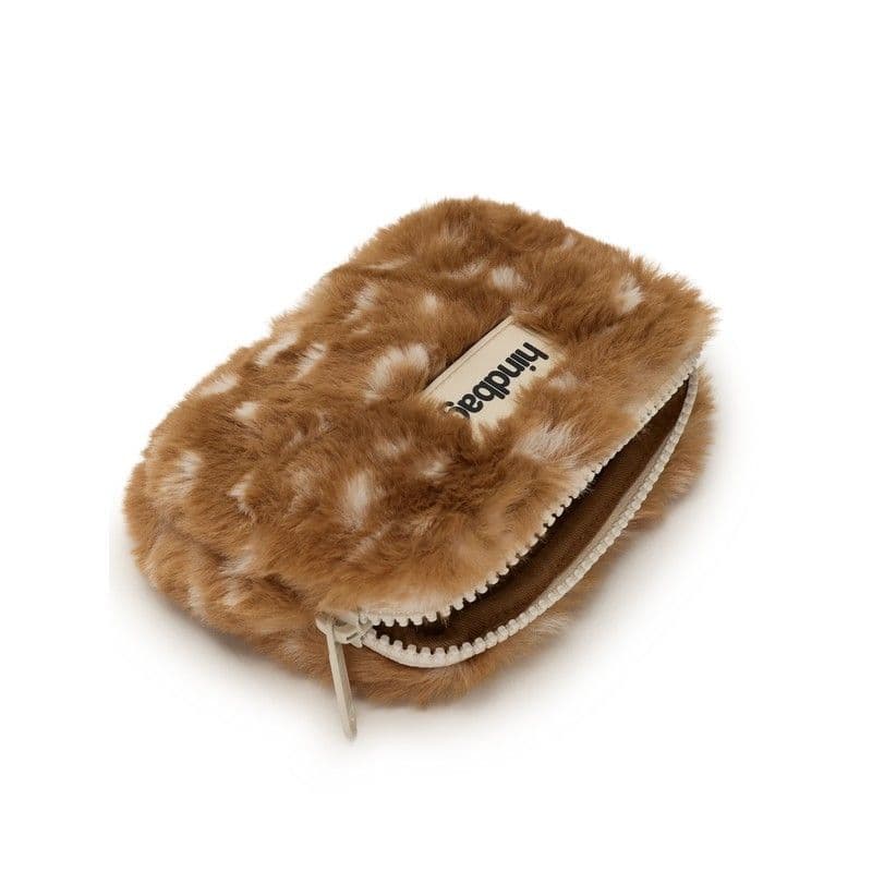 Porte monnaie Lili fausse fourrure faon