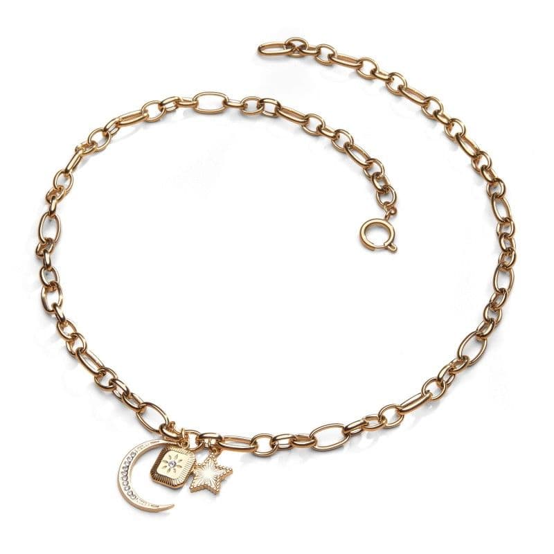 Collier Lucky charms lune