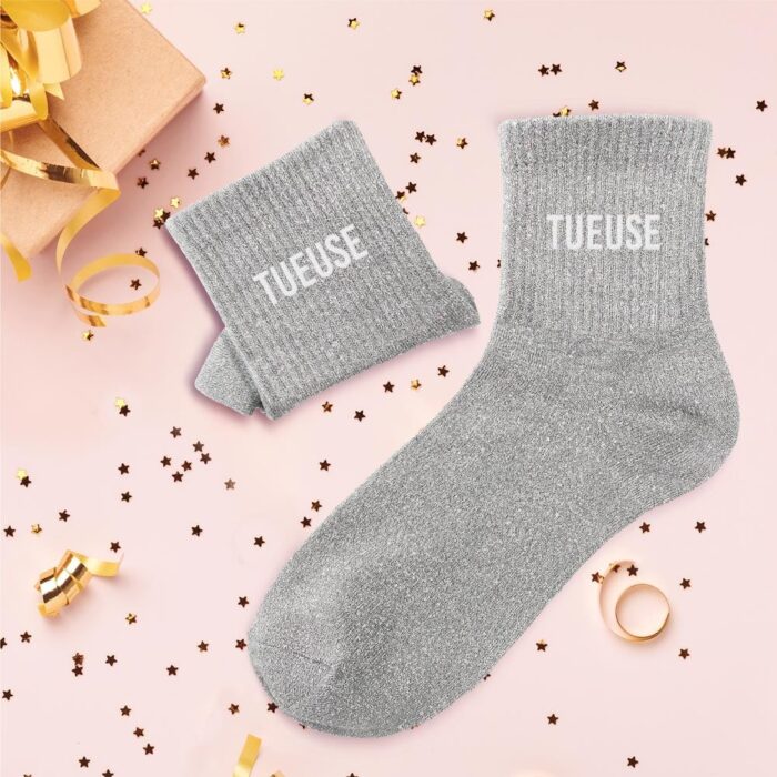 Chaussettes à paillettes - Tueuse 36-42