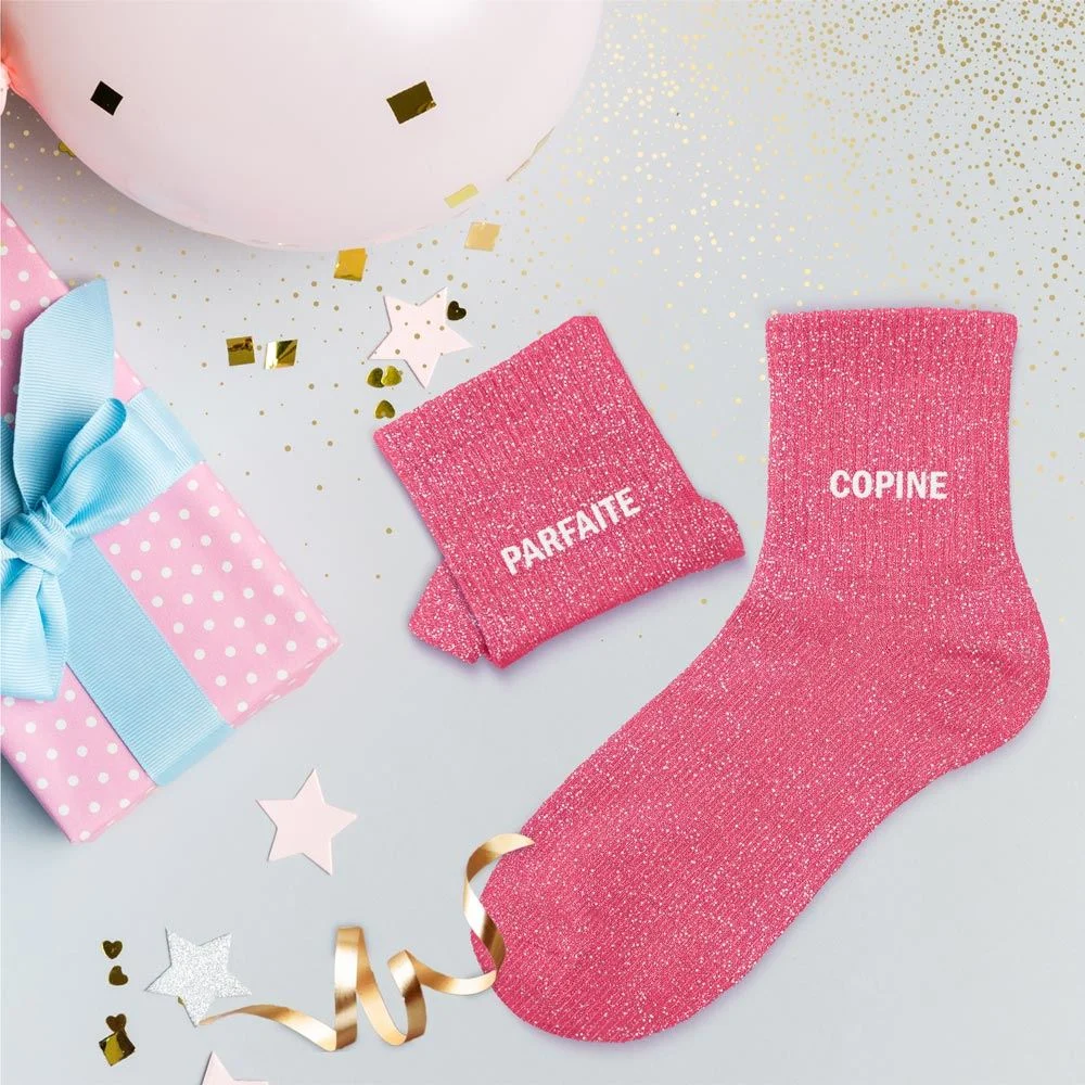 Chaussettes à paillettes - Duo Parfaite Copine