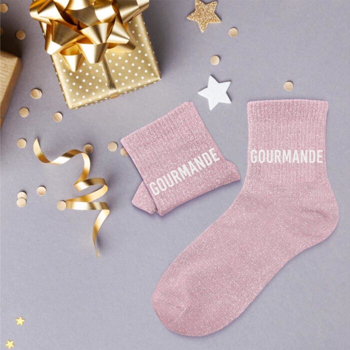 Chaussettes à paillettes - Gourmande 36-42