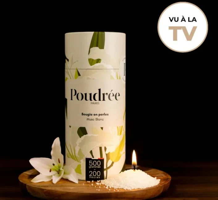 Bougie Poudrée - Permanente